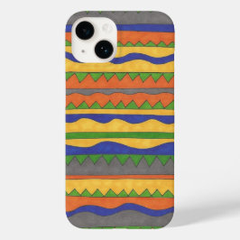 はっきりしたパタストライプのーンiPhoneケース Case-Mate iPhone 14ケース