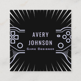 はっきりしたビデオゲアートームのテストJoypadモダン スクエア名刺