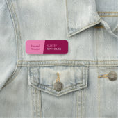 はっきりしたピモダンッフェミニンクプロフェッショナル会社 名札 (インサイチュ)