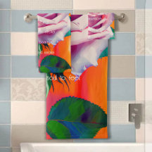 はっきりしたピンクローズ開花ボヘミアンアート