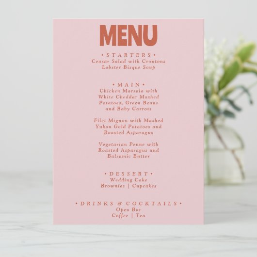 はっきりしたファンキーカラフルブッ結婚クユニークス メニュー (スタンド正面)