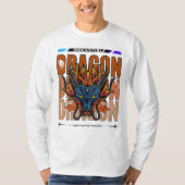 はっきりしたファンタジーグラフィックT男性へ型および女性 Tシャツ (正面)