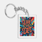 「はっきりしたフィットネスの旅」 キーホルダー (正面左)