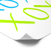 はっきりしたフォント ポスター (角)