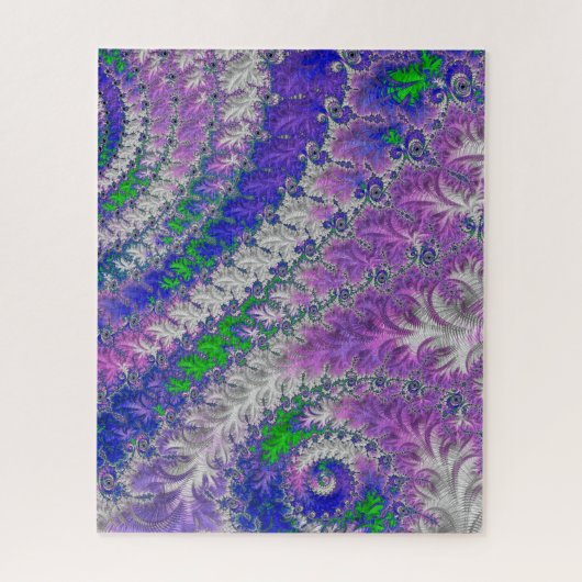 はっきりしたフラカラフル鮮やかファンキールトリップ（幻覚体験）のようなタル緩和曲線 ジグソーパズル (縦)