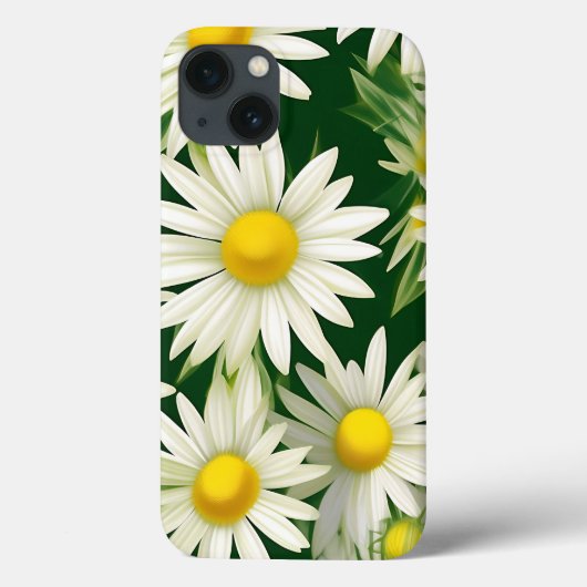 はっきりしたフローラデイジーパターン Case-Mate iPhoneケース (裏面)