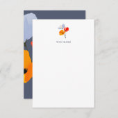 はっきりしたフローラポップサンキューカード サンキューカード (正面/裏面)