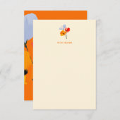 はっきりしたフローラポップサンキューカード サンキューカード (正面/裏面)