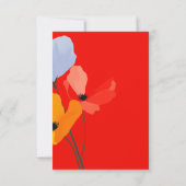 はっきりしたフローラポップサンキューカード サンキューカード (裏面)