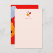 はっきりしたフローラポップサンキューカード サンキューカード (正面/裏面)