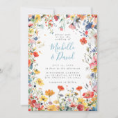 はっきりしたフローラ全結婚体 招待状 (正面)