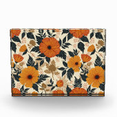 はっきりしたフローラ図形の水平フォトブロック フォトブロック (正面)