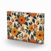 はっきりしたフローラ図形の水平フォトブロック フォトブロック (右)