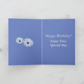 はっきりしたフローラ80th誕生日カード(MUM用) カード (内部)