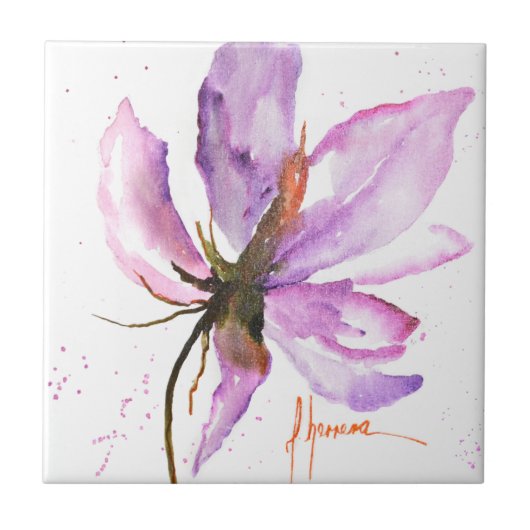 はっきりしたフローラ タイル (正面)