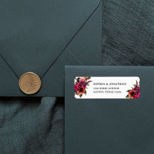 はっきりしたフローラ |ドラマチックでエレガントな結婚式