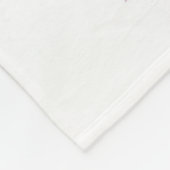 はっきりしたフローラ フリースブランケット (角)