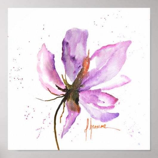 はっきりしたフローラ ポスター (正面)