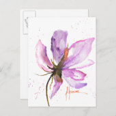 はっきりしたフローラ ポストカード (正面/裏面)