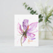 はっきりしたフローラ ポストカード (スタンド正面)