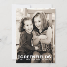 はっきりしたフ赤と白ォトホリデーカード シーズンカード