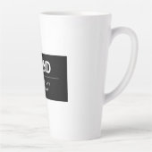 はっきりしたブモダンランドまたは会社名 |黒と白 カフェラテマグ (右)