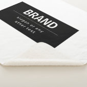 はっきりしたブモダンランドまたは会社名 |黒と白 シェルパブランケット (3/4)