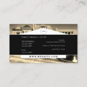 はっきりしたプロフェッショナルインスパイア名刺 名刺 (裏面)