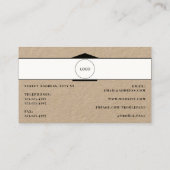 はっきりしたプロフェッショナルインスパイア名刺 名刺 (裏面)