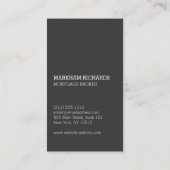 はっきりしたプロフェッショナルグリーン3DボックスII 名刺 (裏面)