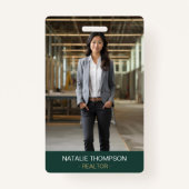 はっきりしたプロフェッショナル実在エステートシック不動産仲介業者QRコード バッジ (正面)