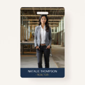 はっきりしたプロフェッショナル実在エステートシック不動産仲介業者QRコード バッジ (正面)