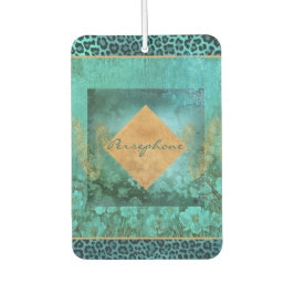 はっきりしたベリディアン緑アクア色 カーエアーフレッシュナー