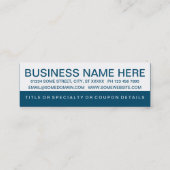 はっきりしたボーリングロイヤリティ ロイヤリティカード (裏面)