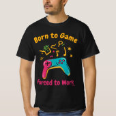 はっきりしたポップ・アートのArt Gaming Controller Tシャツ (正面)