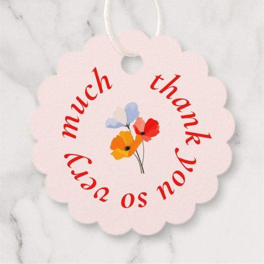 はっきりしたポピーカラフルありがとう フェイバータグ (裏面)