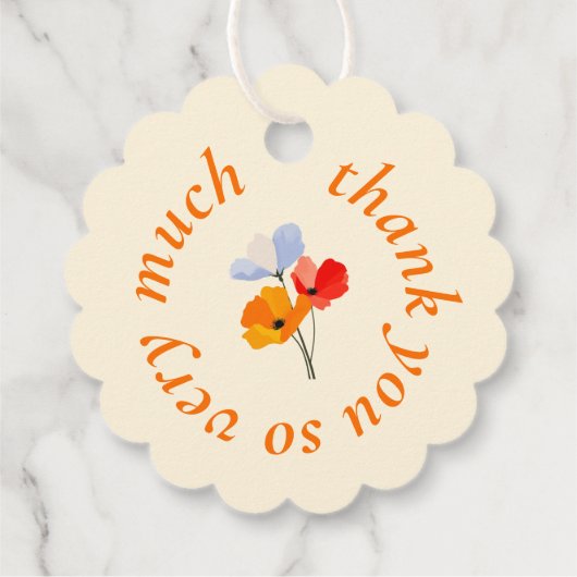 はっきりしたポピーカラフルありがとう フェイバータグ (裏面)