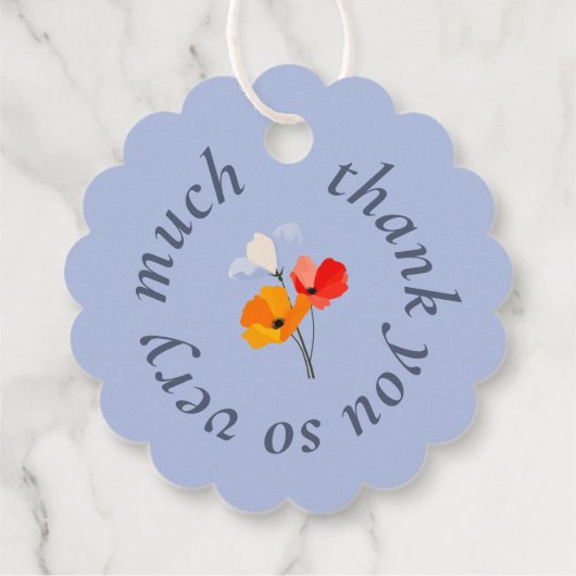 はっきりしたポピーカラフルありがとう フェイバータグ (裏面)