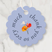 はっきりしたポピーカラフルありがとう フェイバータグ (正面)