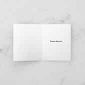 はっきりしたマイルストーン60 -誕生日 カード (内部)