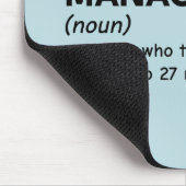 はっきりしたマーケティングマネージャの定義 マウスパッド (コーナー)