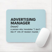 はっきりしたマーケティングマネージャの定義 マウスパッド (マウス)