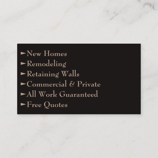 はっきりしたミニマルとブリッ男らしクリエ 名刺 (裏面)