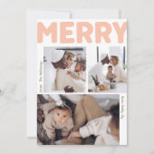 はっきりしたメリーモダンレビュー年の縦型3枚 シーズンカード (正面)