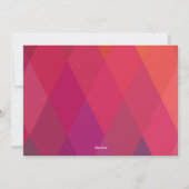 はっきりしたメリー明るい幾何学的な写真 シーズンカード (裏面)