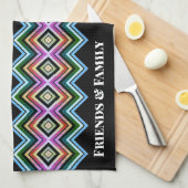 はっきりしたモダンとスタイリッシュ キッチンタオル (四つ折り)