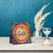 はっきりしたモダンカラフルインスパイア抽象芸術 フォトプラーク (インサイチュ)