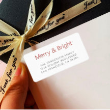 はっきりしたモダンシンプルメリー