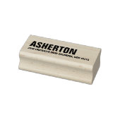 はっきりしたモダンシンプル差出人住所 ラバースタンプ (スタンプ)