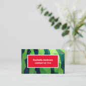 はっきりしたモダンスイカ3D果実 名刺 (スタンド正面)